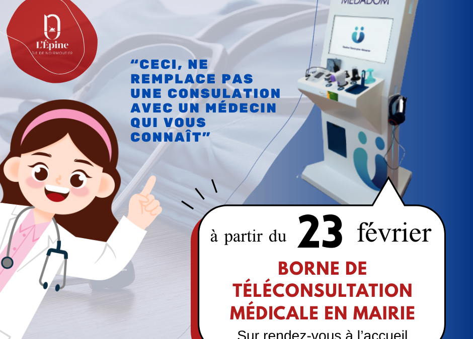Borne de téléconsultation médicale