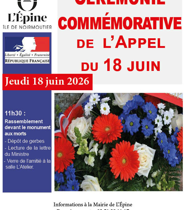 Cérémonie commémorative de l&rsquo;Appel du 18 juin 2026