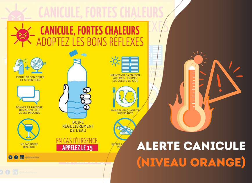 Alerte Canicule – Vigilance ORANGE