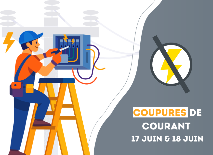 Coupures de Courant pour travaux :