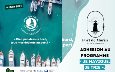 ⛵️Adhésion du Port de Morin au programme « Je navigue, je trie  » :