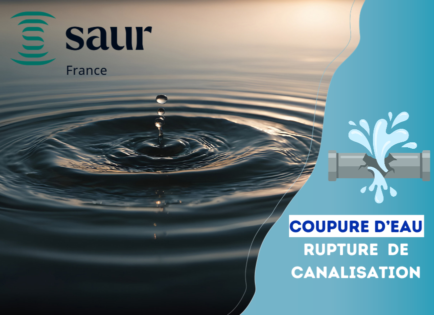 Coupure d&rsquo;eau rue de la Gourlanderie
